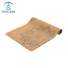Yugland colorful custom printed natural rubber softextile gym mat/exercise mat/gymnastics mat for yoga